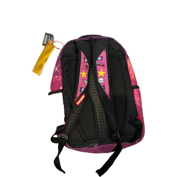 Sprayground Pink Angry Eyes Backpack - Picture 2 of 6